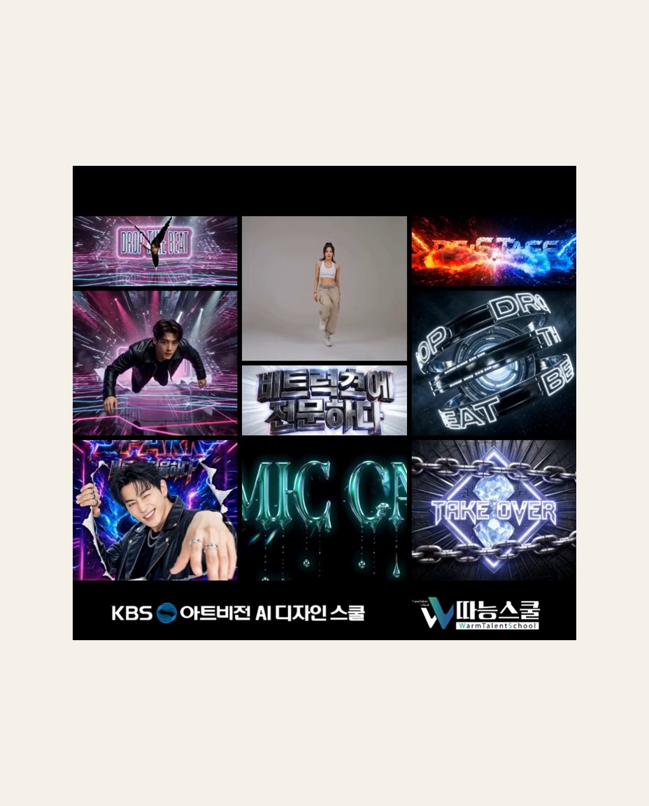 KBS아트비전 AI 디자인 스쿨, 3기 연속 이어졌어요 보조 이미지