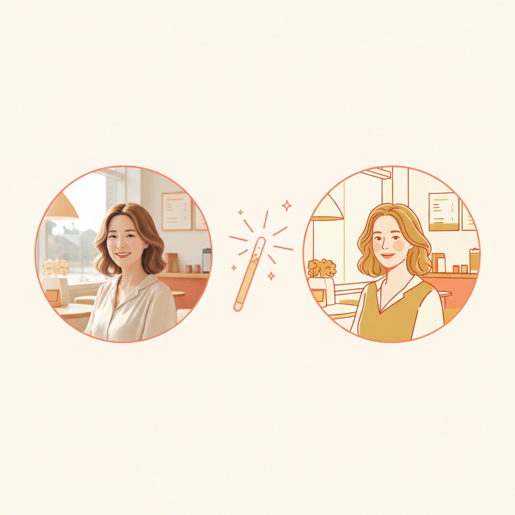 내 사진을 AI 아트로 바꾸는 법 대표 이미지